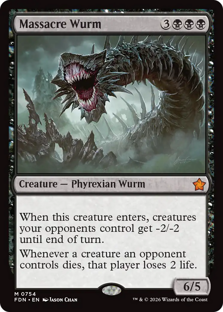 Massacre Wurm (0754) [Foundations] | Exor Games Summserside