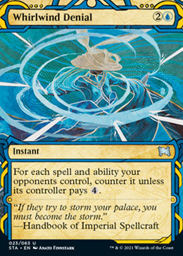 Whirlwind Denial (Foil Etched) [Strixhaven: Mystical Archive] | Exor Games Summserside