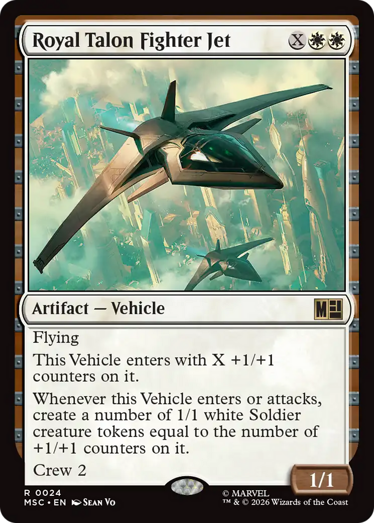 Royal Talon Fighter Jet (Surge Foil) [Marvel Super Heroes Commander] | Exor Games Summserside