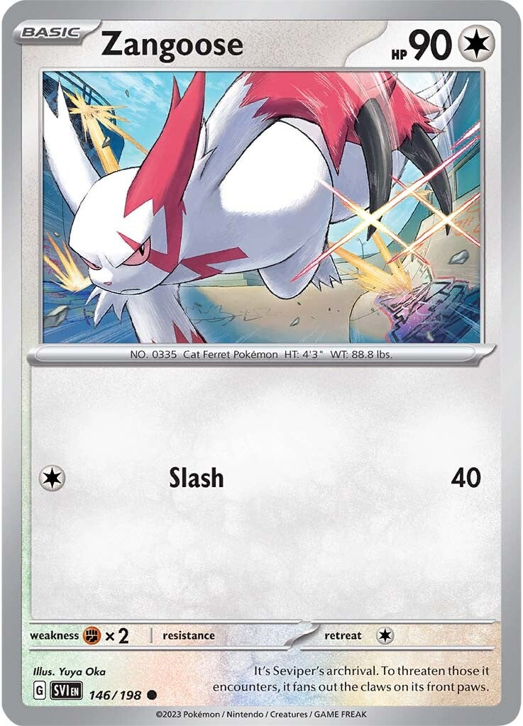 Zangoose (146/198) [Scarlet & Violet: Base Set] | Exor Games Summserside