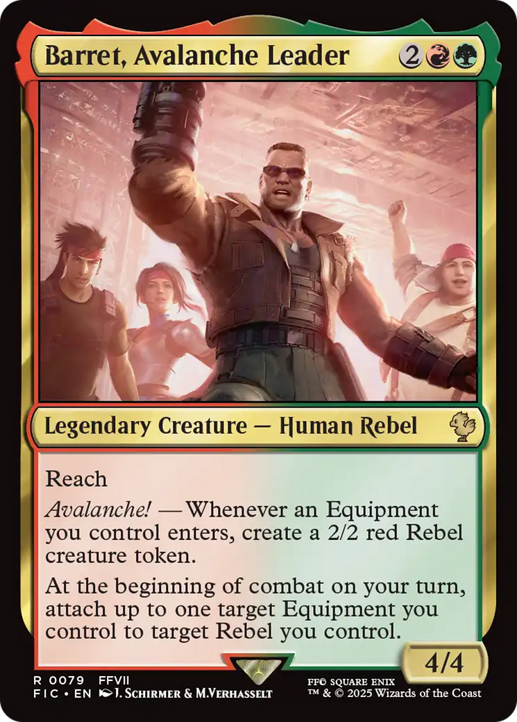 Barret, Avalanche Leader [FINAL FANTASY Commander] | Exor Games Summserside