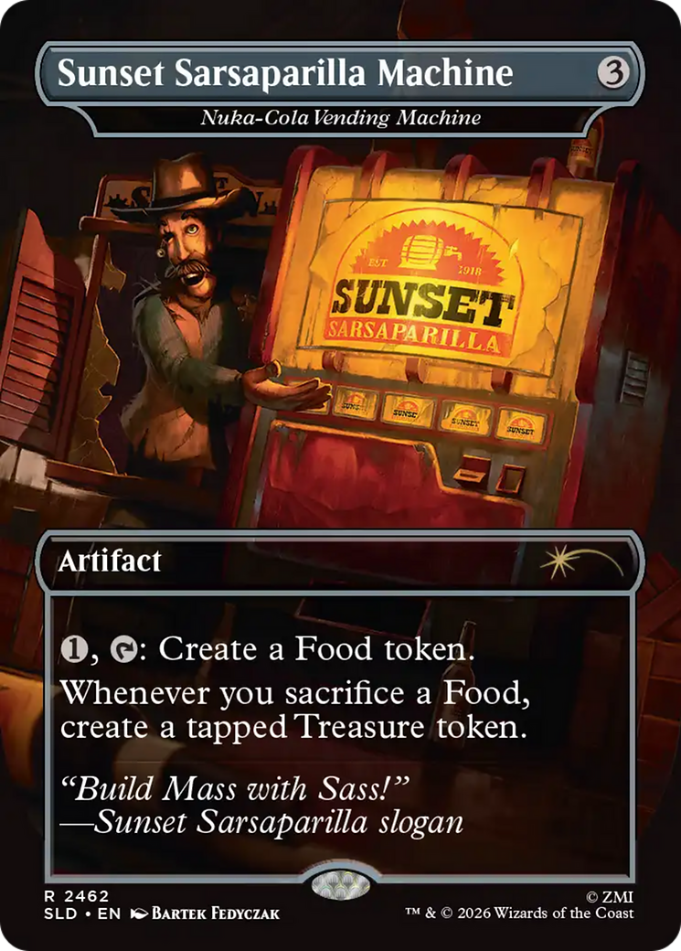 Sunset Sarsaparilla Machine - Nuka-Cola Vending Machine [Secret Lair Drop Series] | Exor Games Summserside