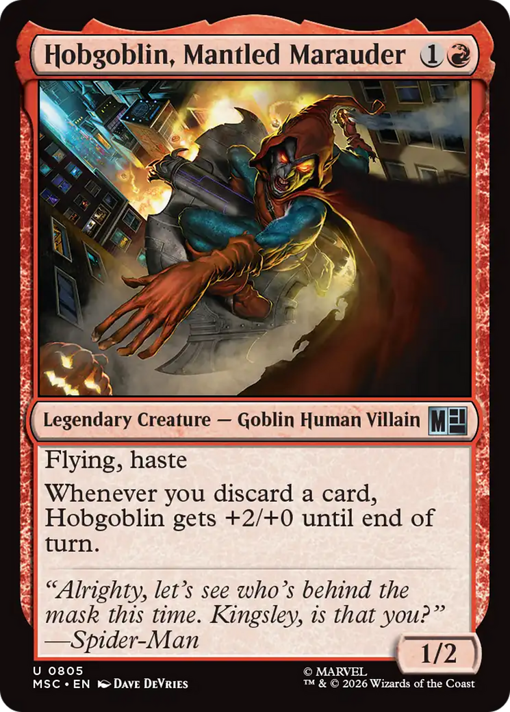 Hobgoblin, Mantled Marauder [Marvel Super Heroes Commander] | Exor Games Summserside