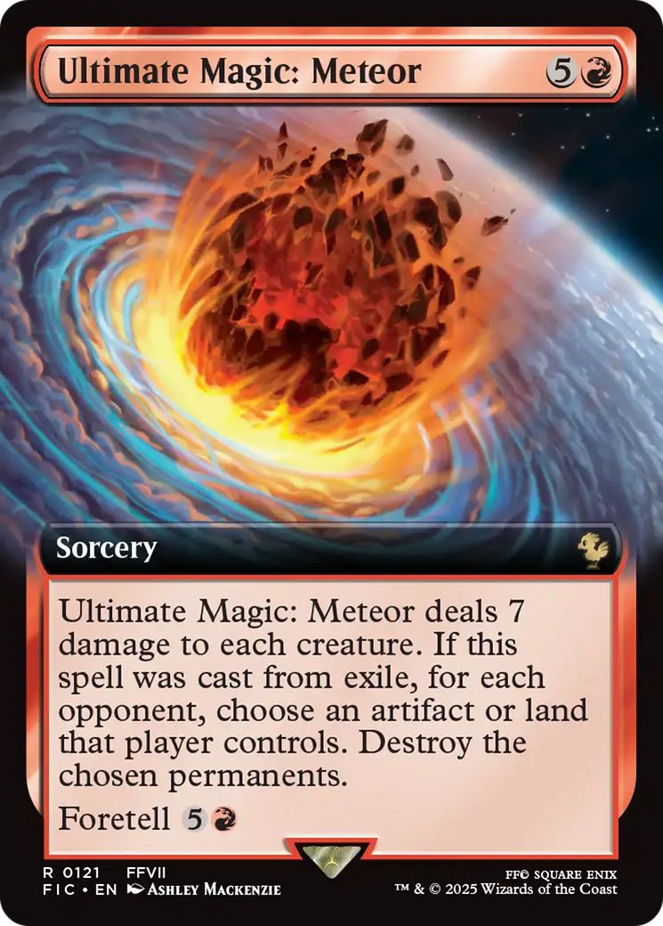 Ultimate Magic: Meteor (Extended Art) [FINAL FANTASY Commander] | Exor Games Summserside
