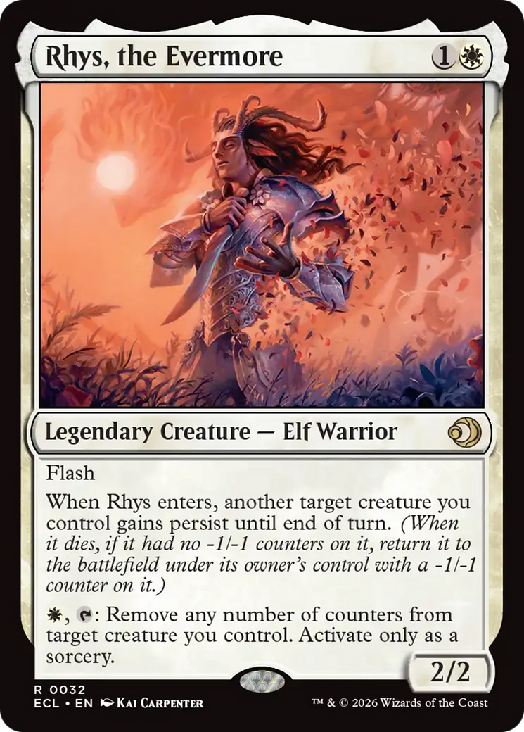 Rhys, the Evermore [Lorwyn Eclipsed] | Exor Games Summserside
