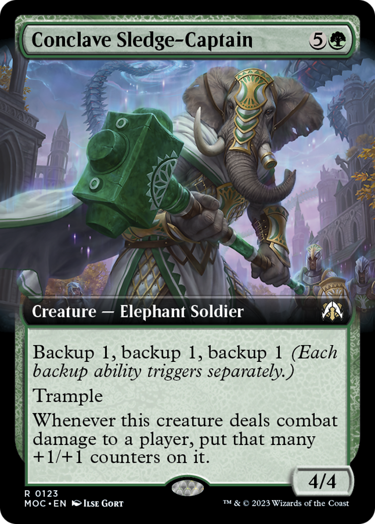 Conclave Sledge-Captain (Extended Art) [March of the Machine Commander] | Exor Games Summserside