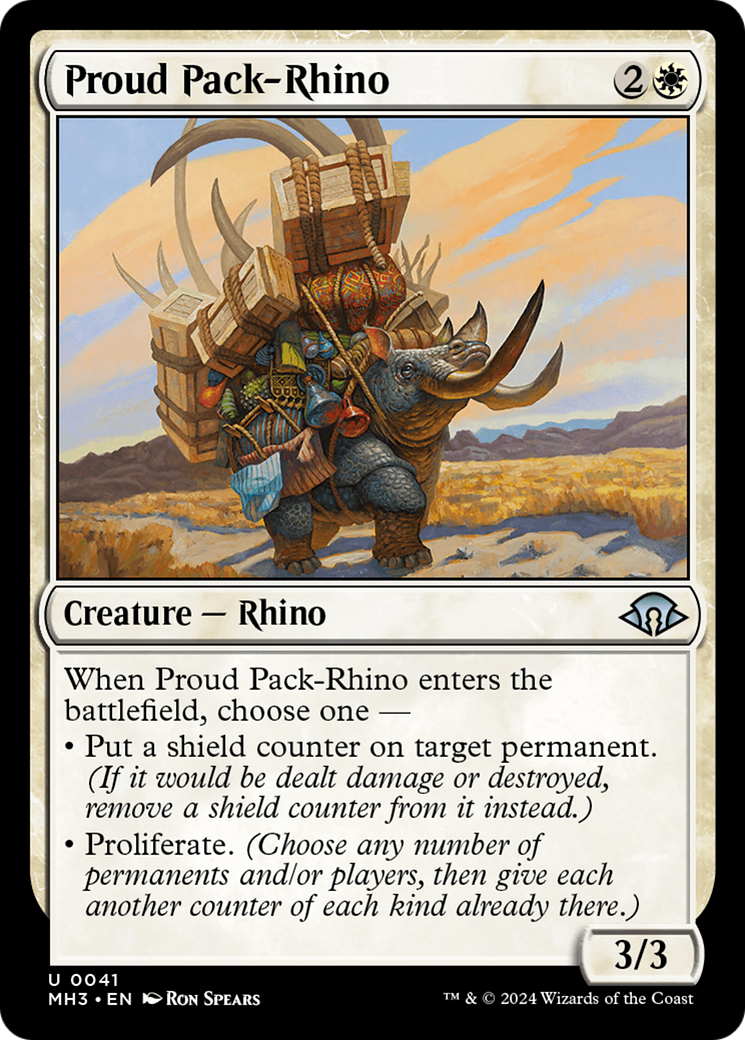 Proud Pack-Rhino [Modern Horizons 3] | Exor Games Summserside