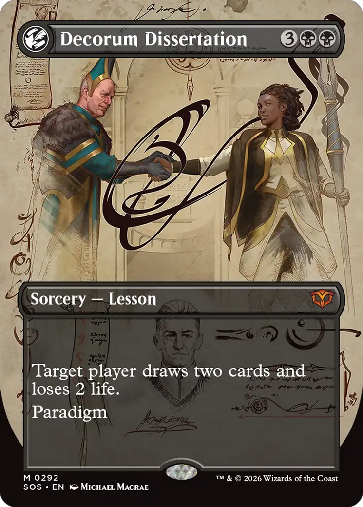Decorum Dissertation (Borderless) [Secrets of Strixhaven] | Exor Games Summserside