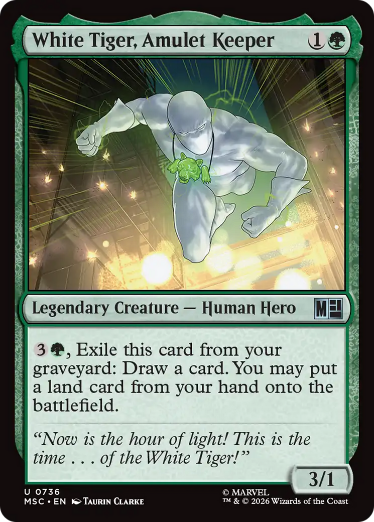 White Tiger, Amulet Keeper [Marvel Super Heroes Commander] | Exor Games Summserside