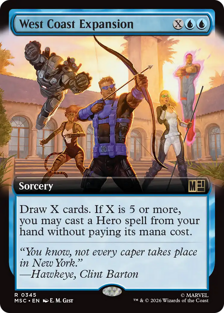 West Coast Expansion (Extended Art) [Marvel Super Heroes Commander] | Exor Games Summserside