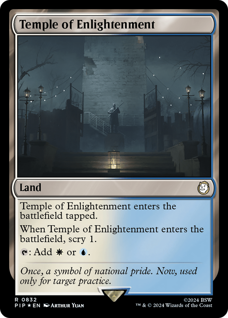 Temple of Enlightenment (Surge Foil) [Fallout] | Exor Games Summserside