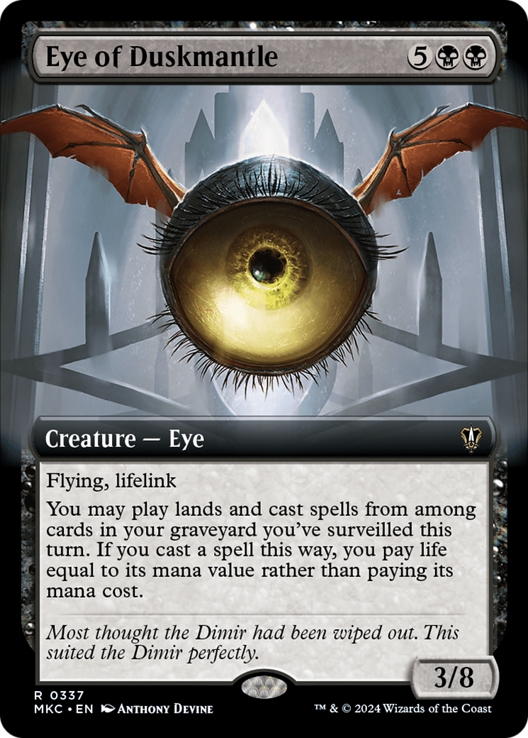 Eye of Duskmantle (Extended Art) [Murders at Karlov Manor Commander] | Exor Games Summserside