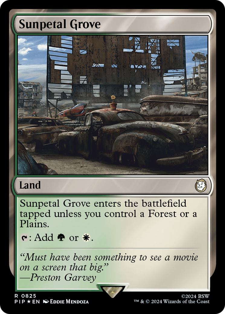 Sunpetal Grove (Surge Foil) [Fallout] | Exor Games Summserside
