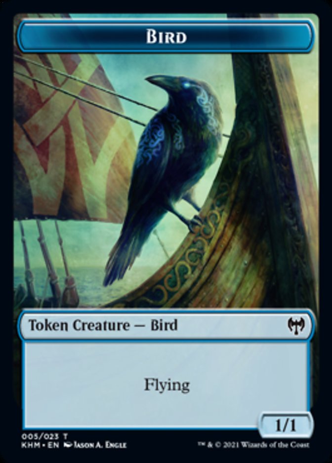 Bird Token [Kaldheim Tokens] | Exor Games Summserside