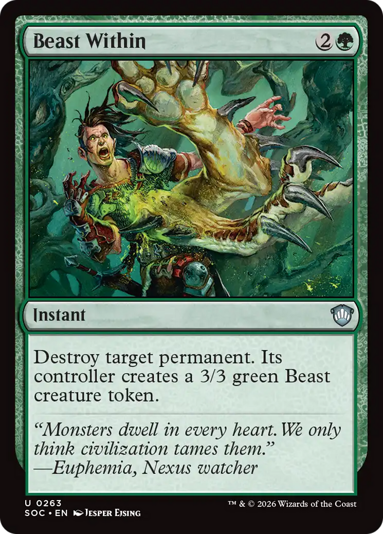 Beast Within [Secrets of Strixhaven Commander] | Exor Games Summserside