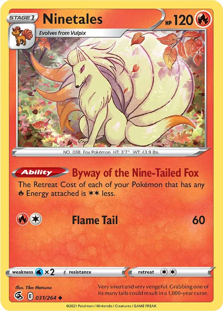 Ninetales (031/264) [Sword & Shield: Fusion Strike] | Exor Games Summserside