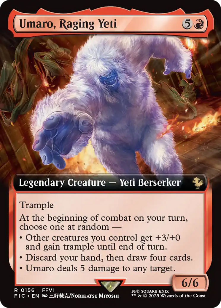 Umaro, Raging Yeti (Extended Art) [FINAL FANTASY Commander] | Exor Games Summserside