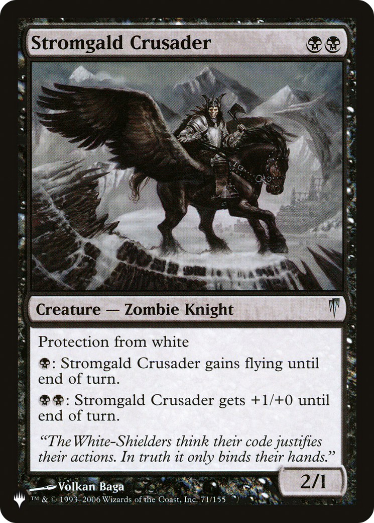 Stromgald Crusader [The List] | Exor Games Summserside