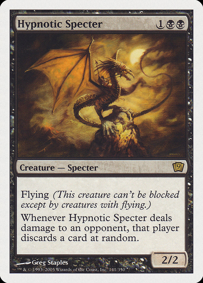 Hypnotic Specter (9th Edition) (Oversized) [Oversize Cards] | Exor Games Summserside