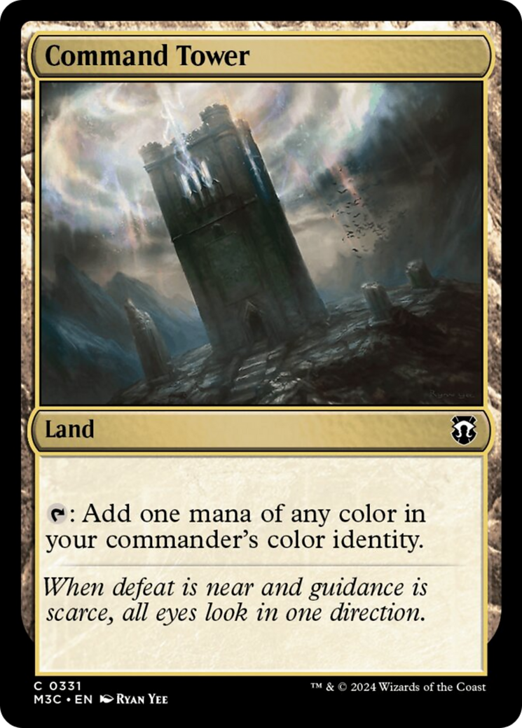 Command Tower (Ripple Foil) [Modern Horizons 3 Commander] | Exor Games Summserside