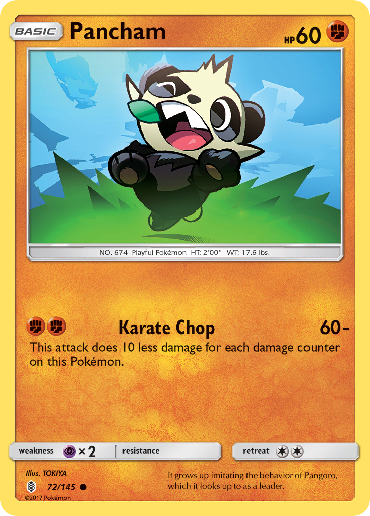 Pancham (72/145) [Sun & Moon: Guardians Rising] | Exor Games Summserside