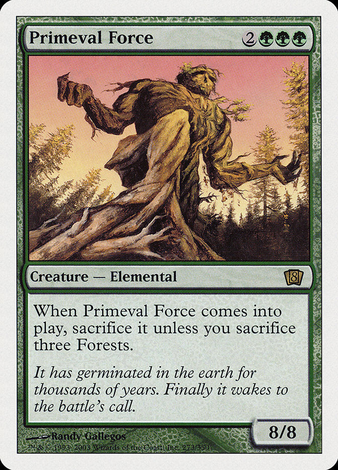 Primeval Force (8th Edition) [Oversize Cards] | Exor Games Summserside