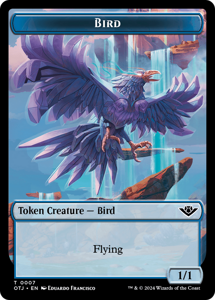 Bird // Plot Double-Sided Token [Outlaws of Thunder Junction Tokens] | Exor Games Summserside