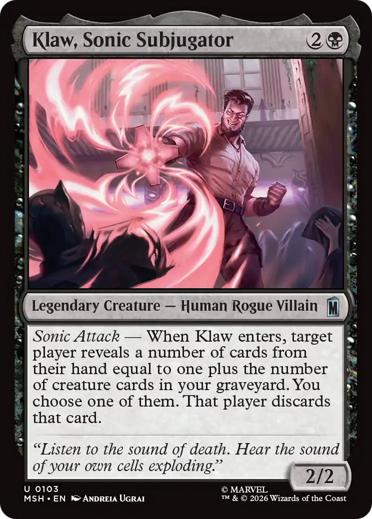 Klaw, Sonic Subjugator [Marvel Super Heroes] | Exor Games Summserside