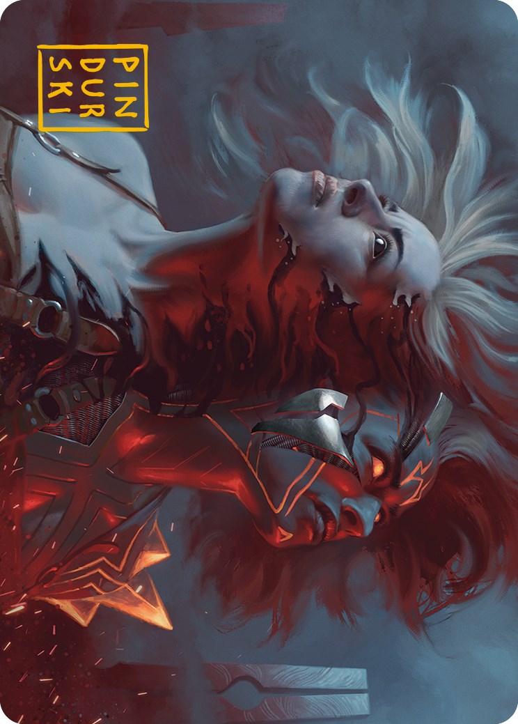 Thrill of Possibility Art Card (Gold-Stamped Signature) [Phyrexia: All Will Be One Art Series] | Exor Games Summserside