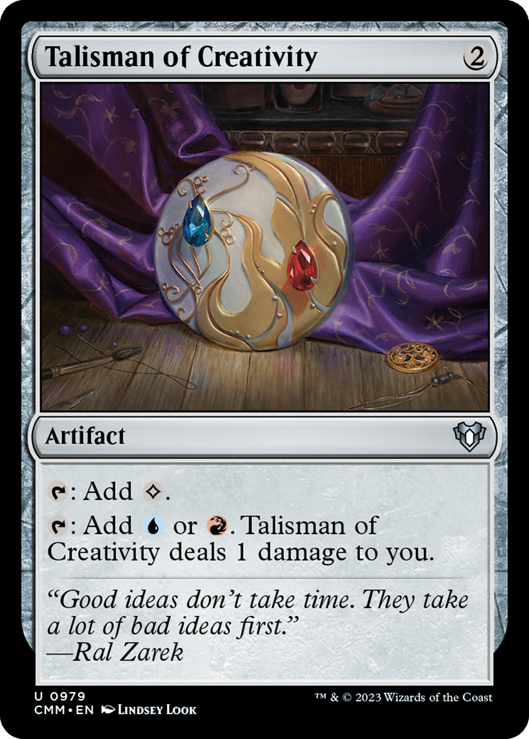 Talisman of Creativity [Commander Masters] | Exor Games Summserside