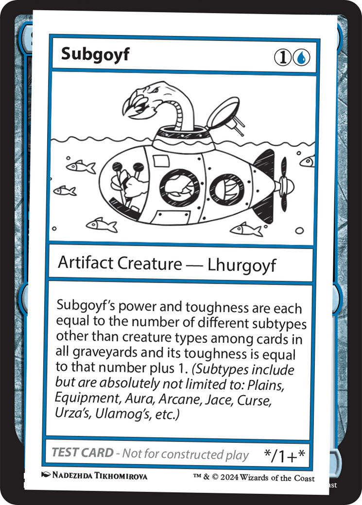 Subgoyf [Mystery Booster 2 Playtest Cards] | Exor Games Summserside