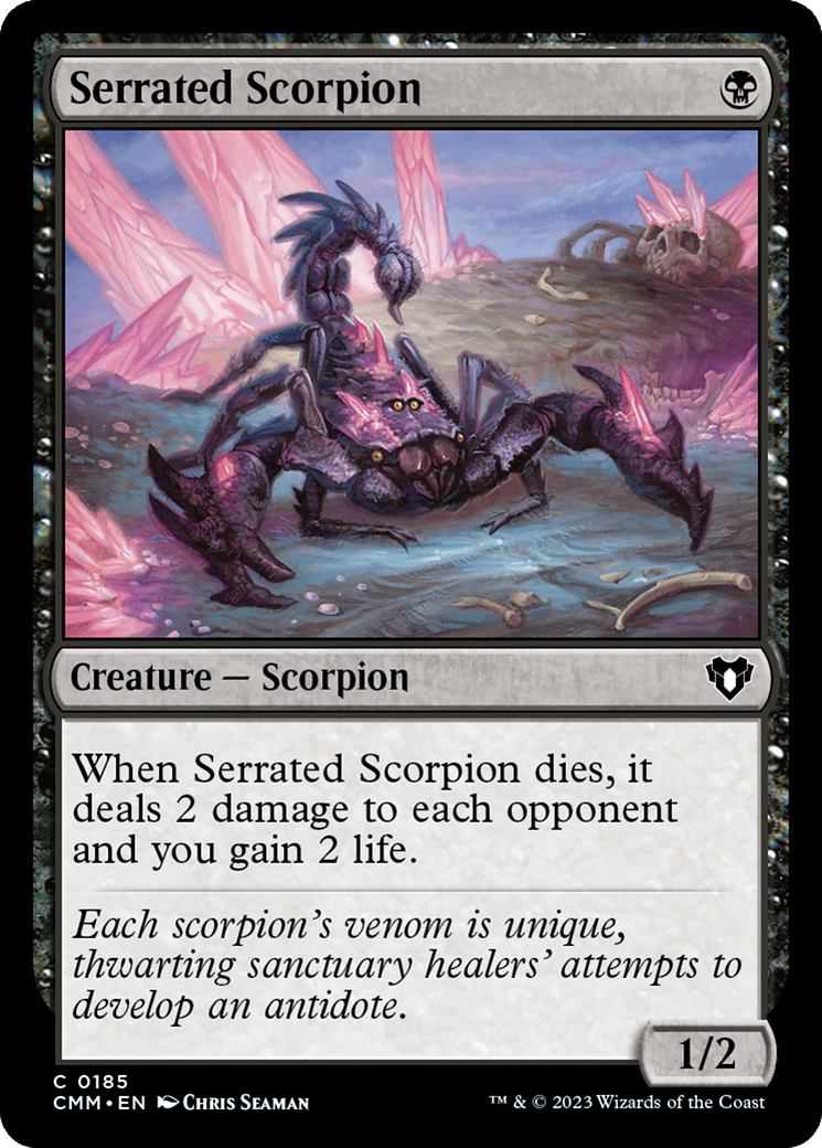 Serrated Scorpion [Commander Masters] | Exor Games Summserside