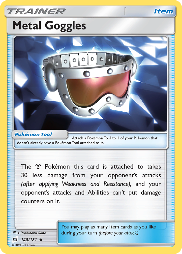 Metal Goggles (148/181) [Sun & Moon: Team Up] | Exor Games Summserside