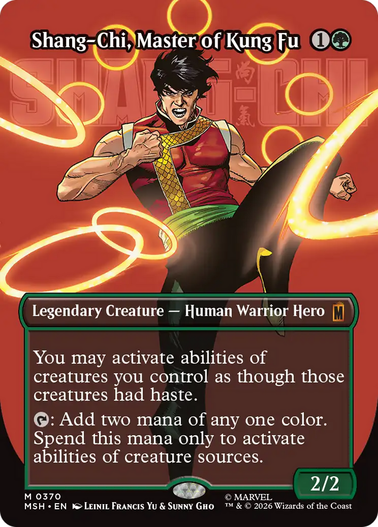Shang-Chi, Master of Kung Fu (Borderless) (0370) [Marvel Super Heroes] | Exor Games Summserside