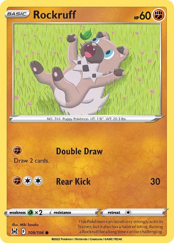 Rockruff (109/196) [Sword & Shield: Lost Origin] | Exor Games Summserside