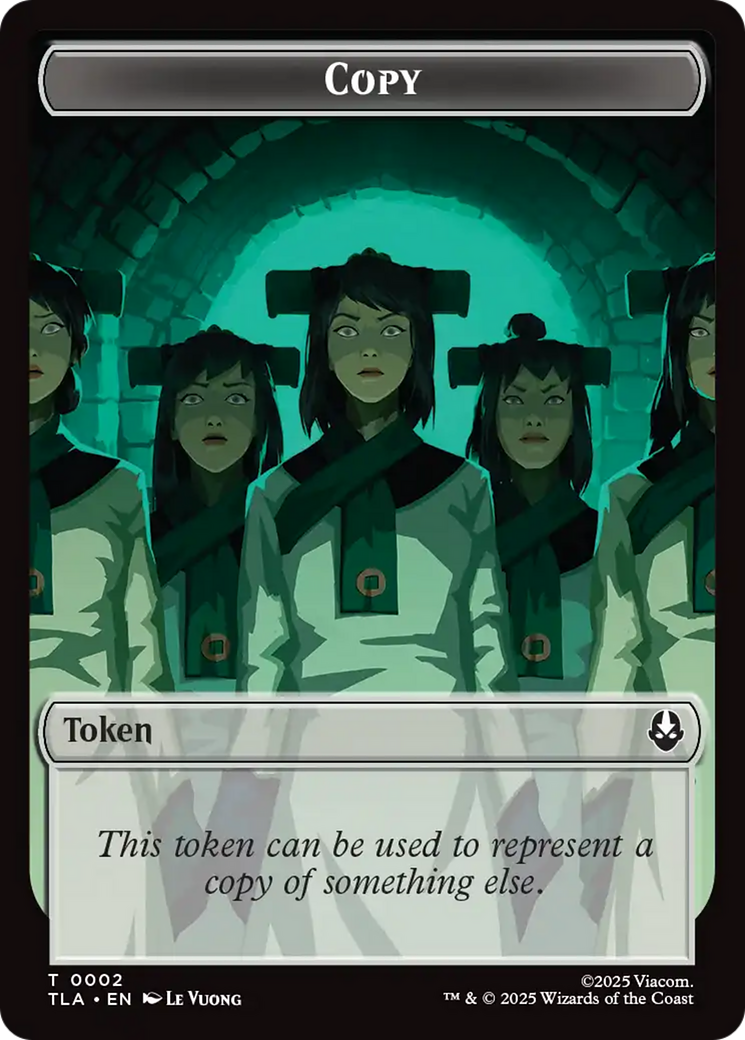 Copy (0002) // Soldier (0011) Double-Sided Token [Avatar: The Last Airbender Tokens] | Exor Games Summserside