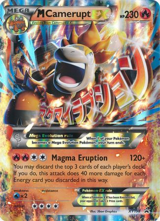 M Camerupt EX (XY198) (Jumbo Card) [XY: Black Star Promos] | Exor Games Summserside