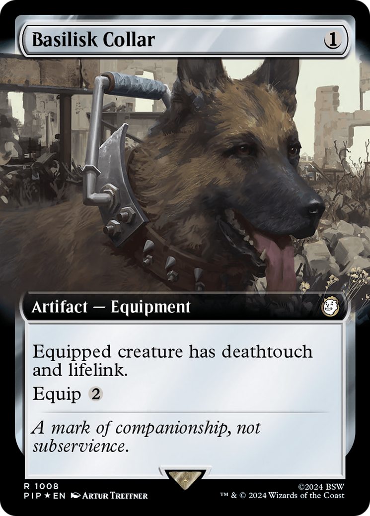 Basilisk Collar (Extended Art) (Surge Foil) [Fallout] | Exor Games Summserside