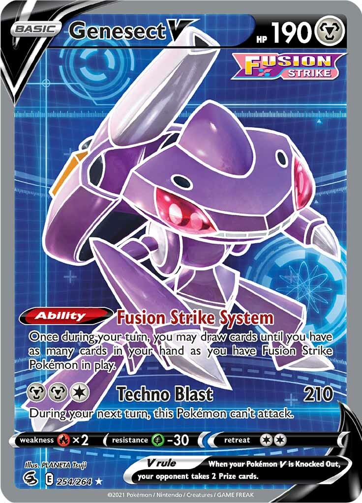 Genesect V (254/264) [Sword & Shield: Fusion Strike] | Exor Games Summserside