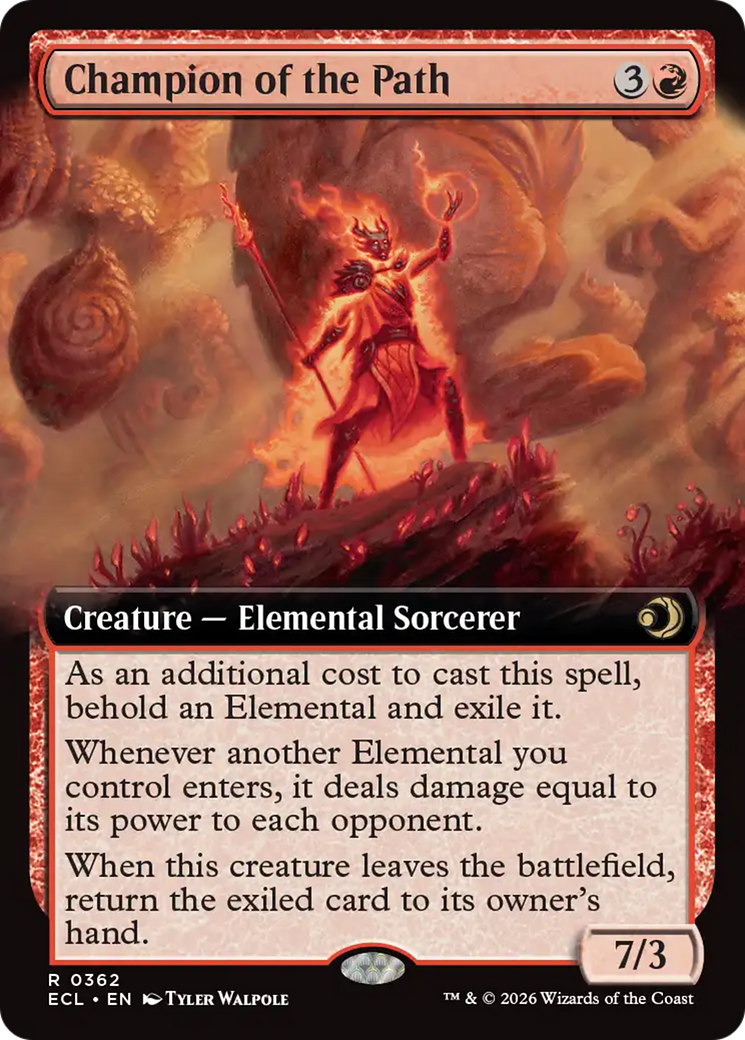 Champion of the Path (Extended Art) [Lorwyn Eclipsed] | Exor Games Summserside
