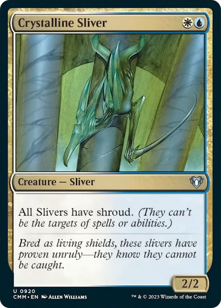 Crystalline Sliver [Commander Masters] | Exor Games Summserside