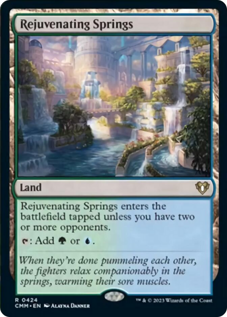 Rejuvenating Springs [Commander Masters] | Exor Games Summserside