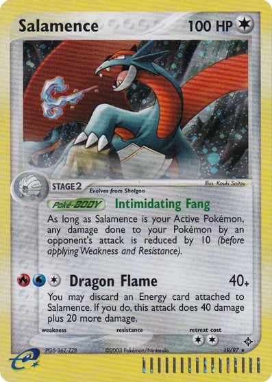 Salamence (19/97) (League Promo 2004) [League & Championship Cards] | Exor Games Summserside