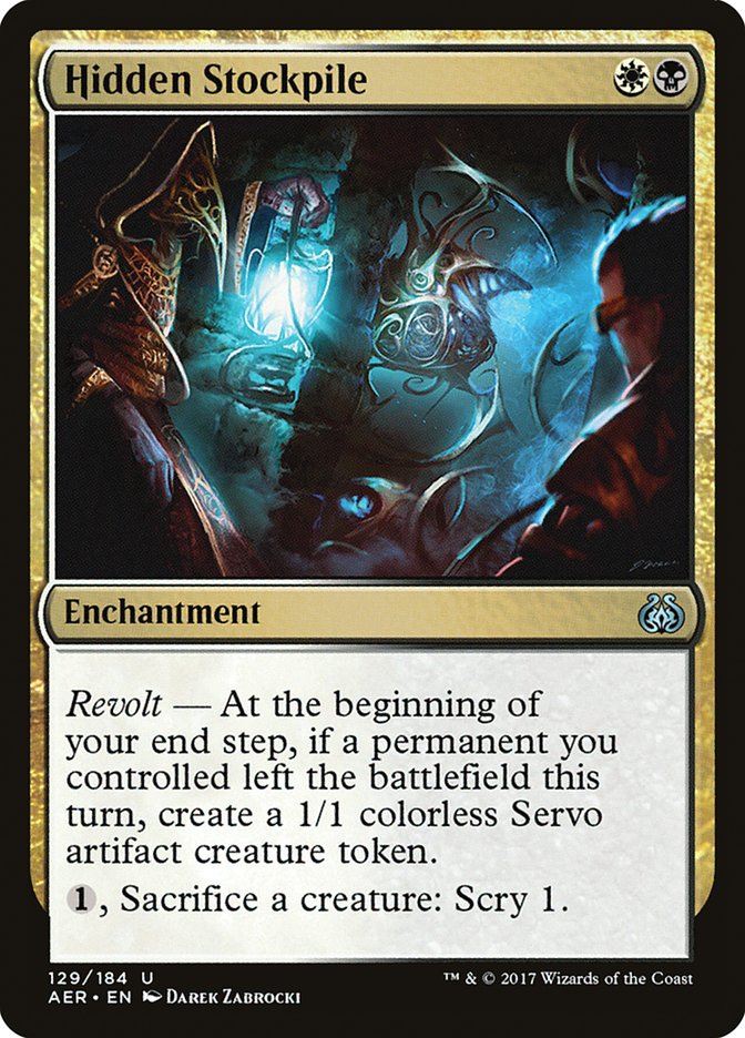 Hidden Stockpile [Aether Revolt] | Exor Games Summserside