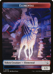 Elemental (09) // Spirit (13) Double-Sided Token [March of the Machine Tokens] | Exor Games Summserside