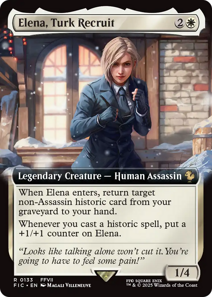 Elena, Turk Recruit (Extended Art) [FINAL FANTASY Commander] | Exor Games Summserside
