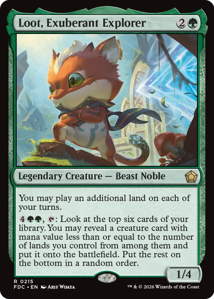 Loot, Exuberant Explorer [Foundations Commander] | Exor Games Summserside