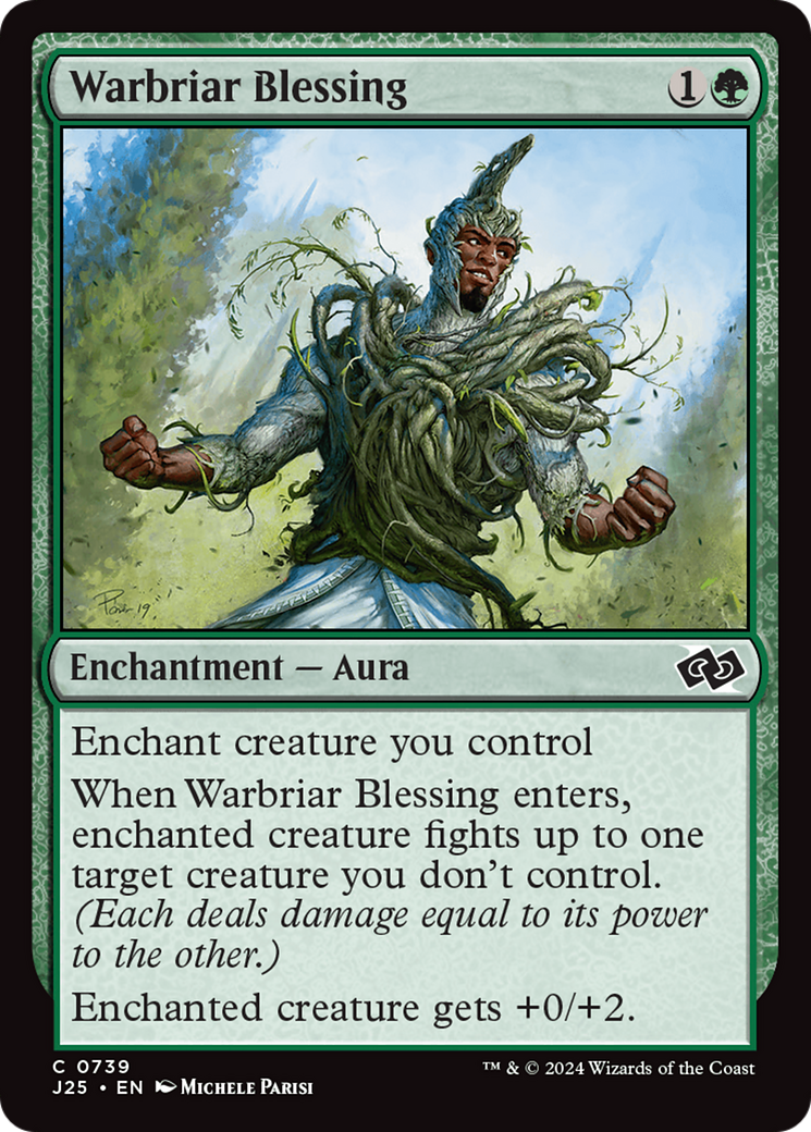 Warbriar Blessing [Foundations Jumpstart] | Exor Games Summserside