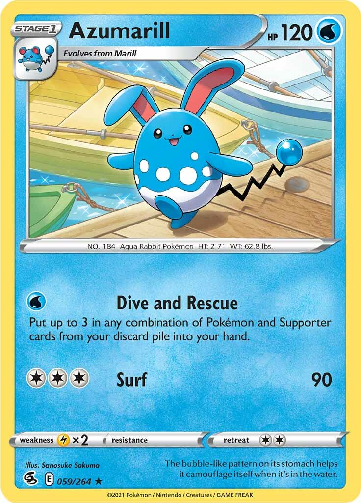 Azumarill (059/264) [Sword & Shield: Fusion Strike] | Exor Games Summserside