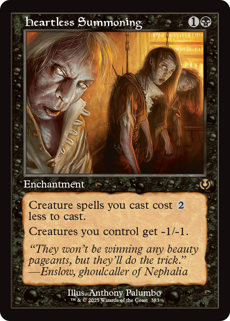 Heartless Summoning (Retro Frame) [Innistrad Remastered] | Exor Games Summserside